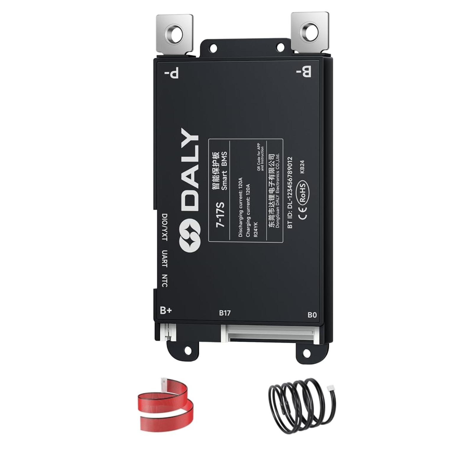 DALY BLACK SMART BMS 7-17S 120A